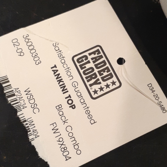 NWT  TANKINI TOP/SWIM TOP 3X  22W/24W NWT - Picture 10 of 11